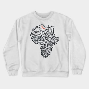 Africa Tunisia Crewneck Sweatshirt